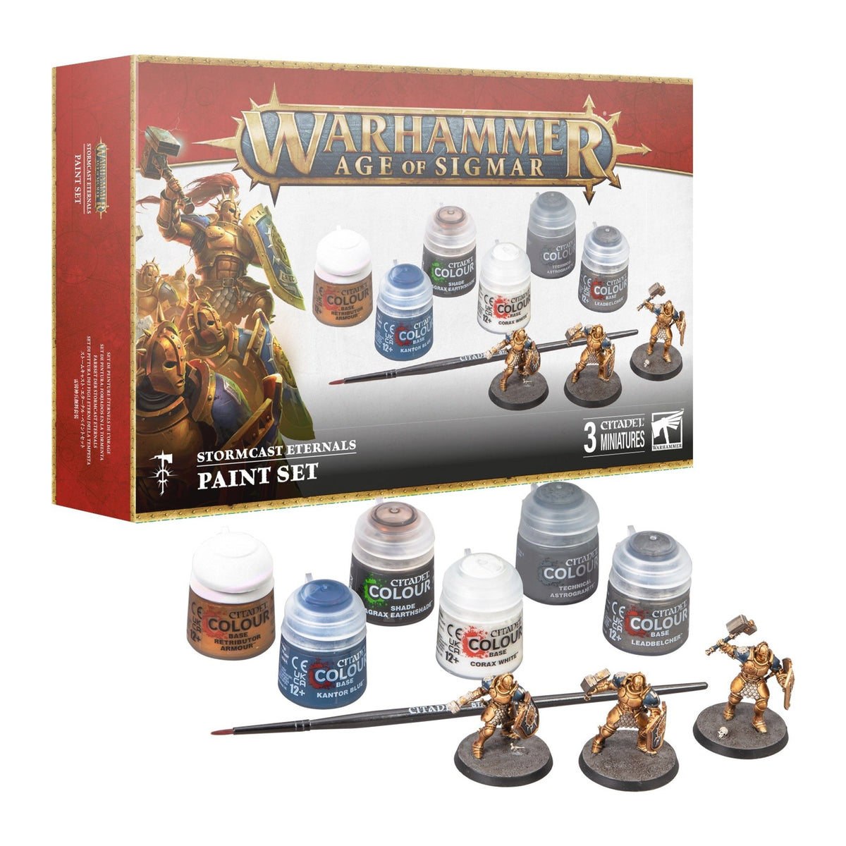 Warhammer Age of Sigmar: Stormcast Eternals + Paints Set