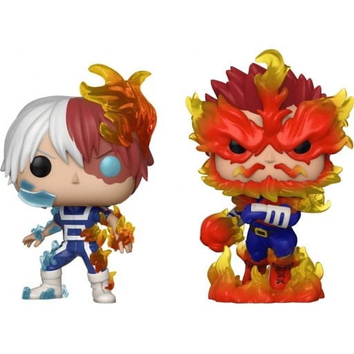 My Hero Academia POP! Vinyl Figures 2-Pack Endeavor &amp; Todoroki 9 cm