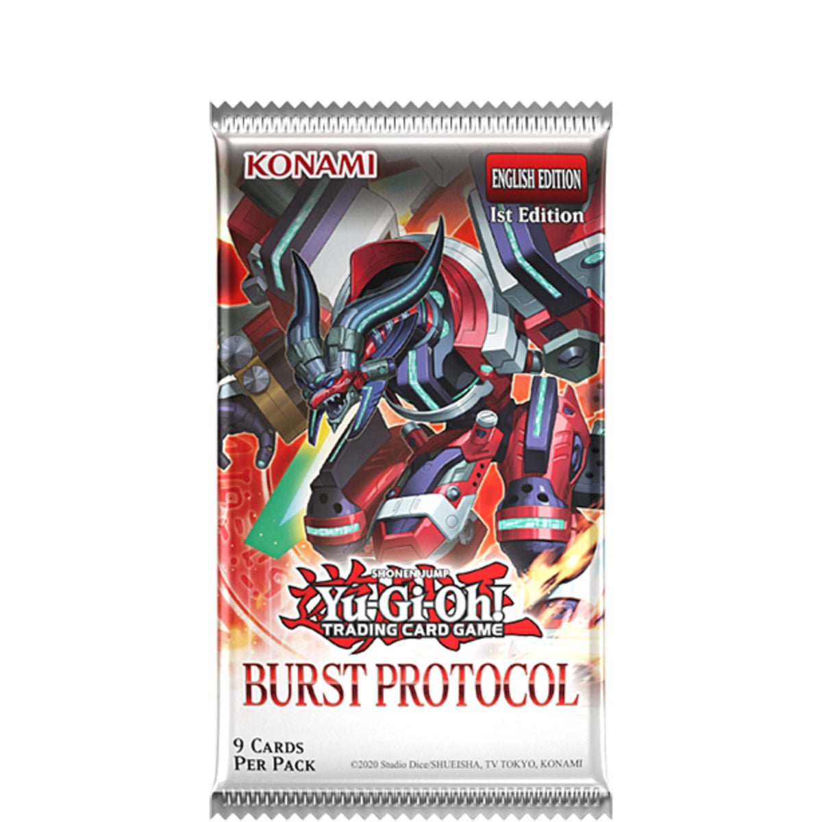 Yu-Gi-Oh! Burst Protocol Booster em inglês