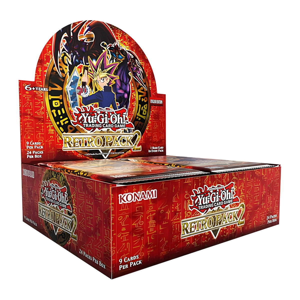 Yu-Gi-Oh! Retro Pack 2 Booster Display em inglês, caixa de 24 boosters