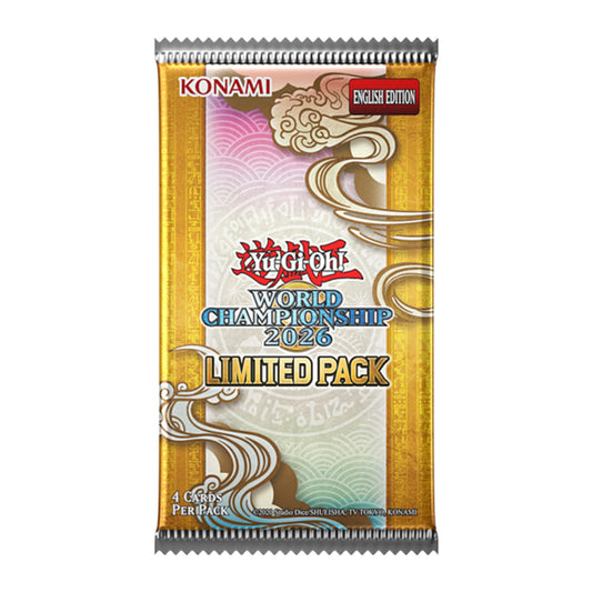 Yu-Gi-Oh! World Championship 2026 Limited Pack Booster em inglês